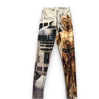 Blackmilk Leggings Medium Star Wars c3Po R2d2 Limited Edition Graphic Gym Womens